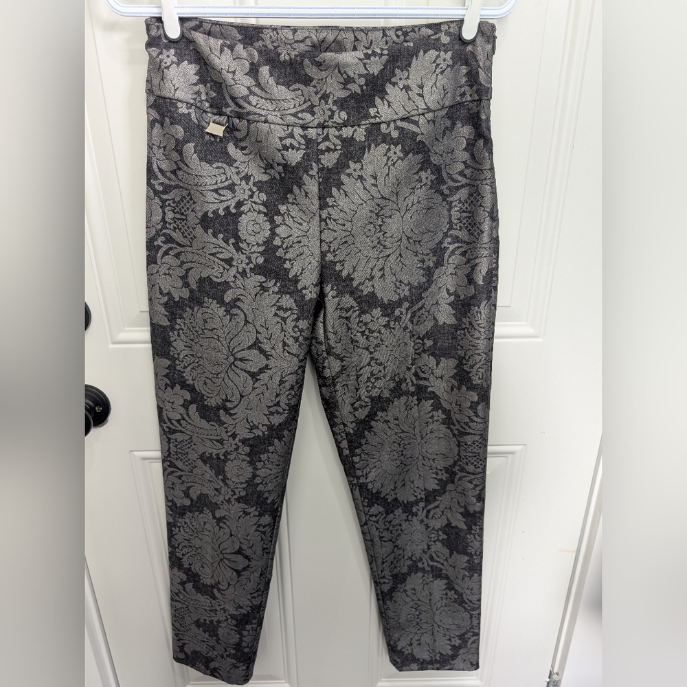 Joseph Ribkoff Gray Baroque Pants